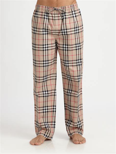 burberry pant men|burberry pajama pants men.